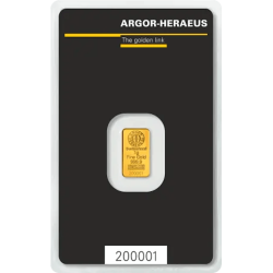 Achetez un lingot d’or certifié de 1 gramme au Comptoir de l’Or