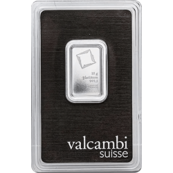 Acheter une barre de platine de 10 gramme au Comptoir de l'Or