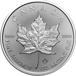 Achetez la Maple Leaf en argent 1 oz au Comptoir de l’Or